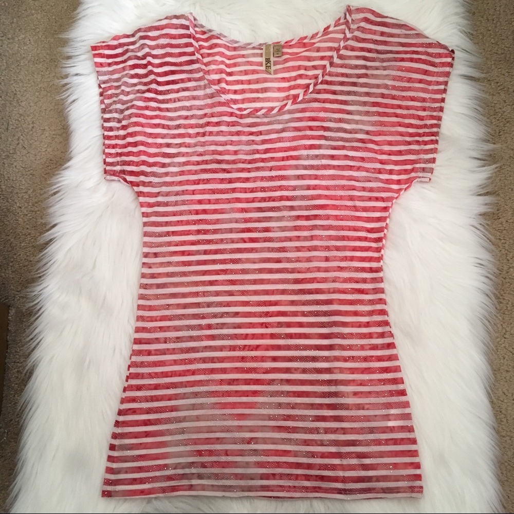 BKE Striped Top Size Medium
